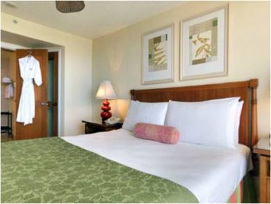 Bedroom with king bed